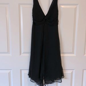 100% Silk Black Dress